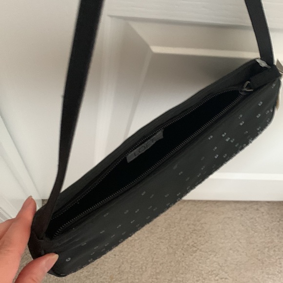 NWT LOFT Black Sequins Small Shoulder Bag - Picture 10 of 16